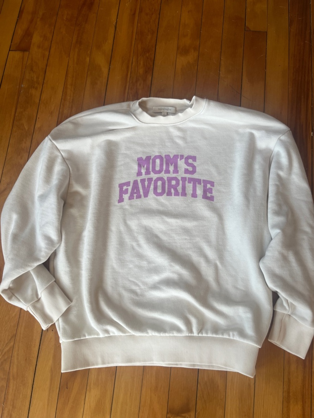 Favorite Daughter Cream Crewneck Sweatshirt